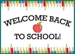 School Re-opens Tuesday 1st September